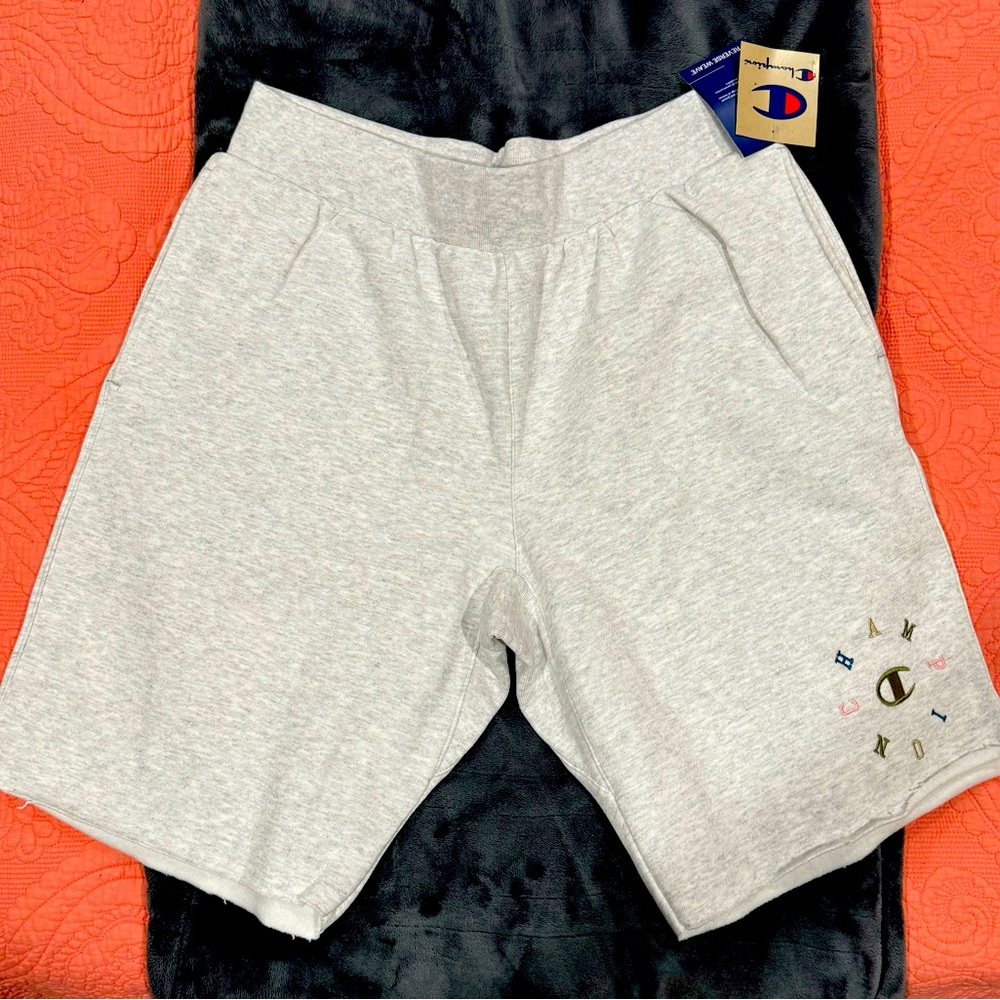 Mens Grey Champion Sweat shorts